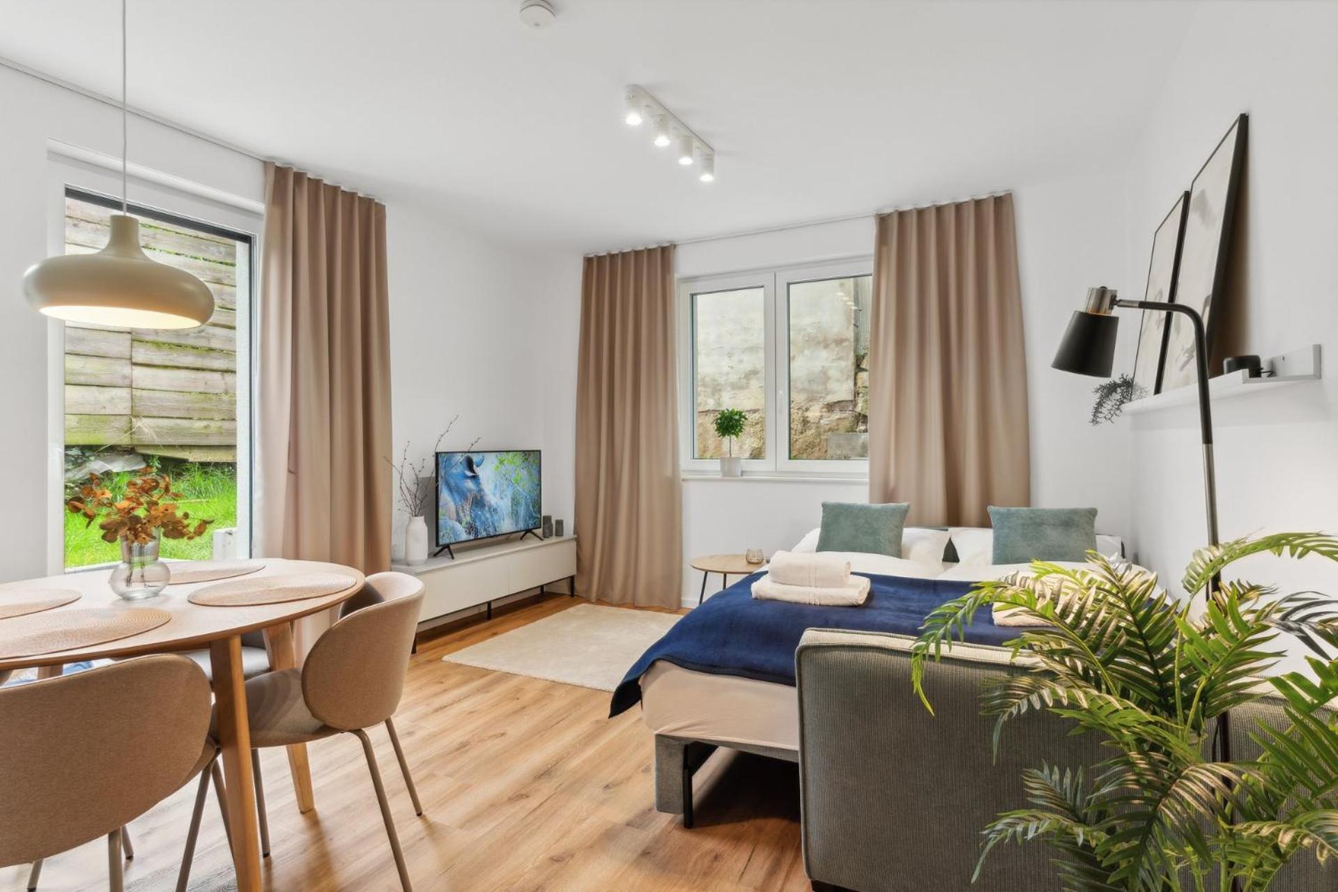 Zwei Apartments Fuer Bis Zu 8 Personen Zentral, Modern, Mit Terrasse & Balkon بيليفيلد المظهر الخارجي الصورة