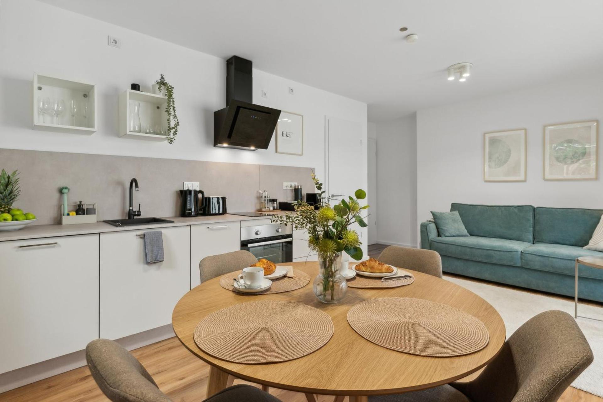 Zwei Apartments Fuer Bis Zu 8 Personen Zentral, Modern, Mit Terrasse & Balkon بيليفيلد المظهر الخارجي الصورة